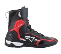 Alpinestars Superfaster Scarpe da moto, nero/rosso/bianco, Taglia 9