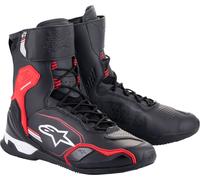 Alpinestars Superfaster, stivali corti 9.5 US male Nero/Rosso Chiaro/Bianco