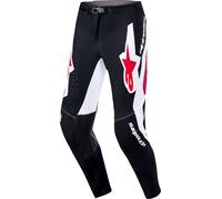Alpinestars Supertech Pro Vista Pantaloni da motocross, nero-rosso, taglia 38 per maschi