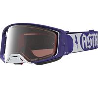 Alpinestars Supertech Atrox Mirror Occhiali da motocross, blu/bianco, Taglia unica
