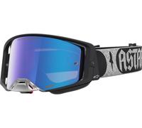 Alpinestars Supertech Atrox Mirror Occhiali da motocross, nero/argento, Taglia unica