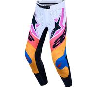Pantalone SUPERTECH DYNA Bianco Blu Rosa ALPINESTARS - AN: 36