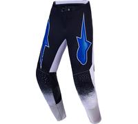 Alpinestars Supertech Hiten AFD Pantaloni da motocross, nero/blu/viola, Taglia 32