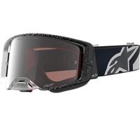 Alpinestars Supertech Hiten Mirror Occhiali da motocross, bianco/nero, Taglia unica
