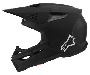 alpinestars Supertech M3 Solid Casco Cross unisex nero, taglia 2XL