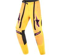 Alpinestars Supertech Nomur Pantaloni Motocross Bambini, giallo-arancione, taglia XL