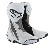 Alpinestars Supertech R Motocicletta Ventilata Bianco Grigio Medio Nero