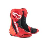Alpinestars Supertech R Stivali moto, rosso/nero/bianco, 42