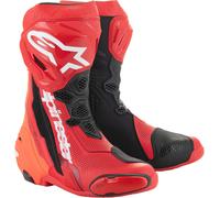 Stivali moto Alpinestars Supertech R Vented rosso fluo-rosso 47