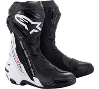Alpinestars Supertech R Vented, stivali perforati 42 EU male Nero/Bianco