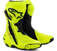 Alpinestars Supertech R Vented, stivali perforati 42 EU male Giallo Fluo/Nero