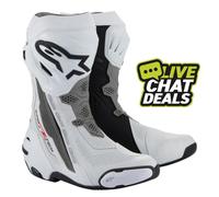 Alpinestars Supertech R ventilato bianco grigio medio nero (ultima versione)
