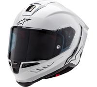 Alpinestars Supertech S-R10 Solid, casco integrale L male Bianco/Nero Opaco