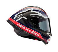 Alpinestars Supertech R10 Team 22.06 Fim Rosso/Blu (1383) Integrale Gara Casco
