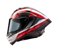 Alpinestars Supertech R10 Team Bianco/Nero/Rosso Integrale Casco da Gara
