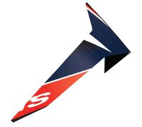 Alpinestars Supertech R10 Team Standard Spoiler, nero/rosso/blu