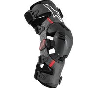 Alpinestars Supertech RK-7 Plasma Ginocchio Bretelle Sm Nero/Rosso