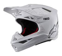 Alpinestars Supertech S-M10 Casco da motocross bianco solido M