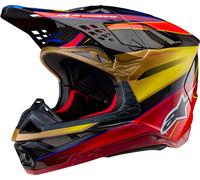 Casco Cross Alpinestars Supertech S-M10 Era Oro/Giallo/RossoL Oro,Giallo,Rosso