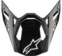 Alpinestars Supertech S-M10 Solid 2024 Cima dell'Elmo, nero, Taglia unica