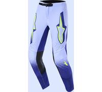 Alpinestars Supertech Scenz Pantaloni da motocross, porpora-giallo, taglia 32 per maschi