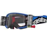 Alpinestars Supertech Stream Roll-Off Occhiali da motocross, blu/nero, Taglia unica