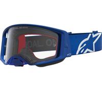 Alpinestars Supertech Vesta Occhiali da motocross, blu/bianco, Taglia unica