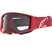 Alpinestars Supertech Vesta Occhiali da motocross, Rosso/Bianco, Taglia unica