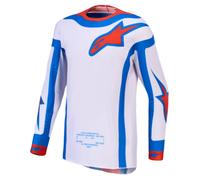 Maglia SUPERTECH VESTA Bianco Rosso ALPINESTARS - UE: M