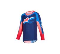 Alpinestars Supertech Vista Maglia Motocross Giovanile, blu scuro, XL