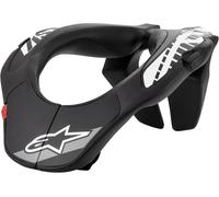 Alpinestars Support Gioventù proteggicollo, Bianco/nero, Taglia unica