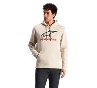 Alpinestars Always V3, felpa con cappuccio XL male Beige/Nero/Rosso