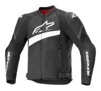 Alpinestars T-GP Plus R V4 Airflow giacca tessile moto traforata, nero-bianco, taglia L per maschi
