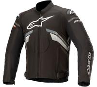 Alpinestars T-GP Plus V3 Giacca tessile motociclistica, nero/bianco/grigio, Taglia S
