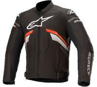 Alpinestars T-GP Plus V3 Giacca tessile motociclistica, nero-bianco-rosso, taglia 2XL per maschi
