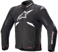 Alpinestars T-GP R V3 Drystar giacca tessile moto impermeabile, nero-bianco, taglia M per maschi
