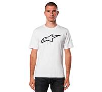 Alpinestars Ageless Csf Tee T-Shirt da Uomo Maglietta Girocollo Maglia a Maniche Corte Stile Sportivo Bianco/Nero XXL