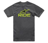 ALPINESTARS T-Shirt RIDE 4.0 charcoal/lime Tg XL