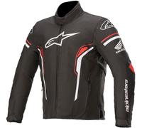 Alpinestars T-SP-1 Giacca tessile per moto impermeabile, nero/bianco/rosso, Taglia L