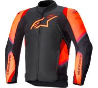 Alpinestars T-SP 1 V2, giacca tessile impermeabile XXL male Nero/Rosso Fluo