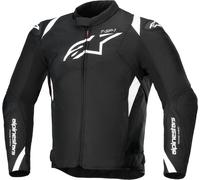 Alpinestars T-SP 1 V2 giacca tessile moto impermeabile, nero-bianco, taglia 4XL per maschi