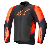 Alpinestars T-SP 1 V2, giacca tessile impermeabile L male Nero/Rosso Fluo
