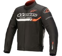 Giacca T-SP S IGNITION WATERPROOF Nero Bianco Rosso Fluo - ALPINESTARS - UE: M