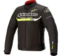 Alpinestars T-SP S Ignition, giacca tessile impermeabile XL male Nero/Bianco/Giallo Fluo