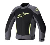 Alpinestars T-SP X Superair Giacca tessile moto (Black/Grey/Yellow,XL)