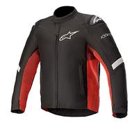 Alpinestars T-SP5 Rideknit Giacca tessile moto, nero-rosso, taglia 4XL per maschi