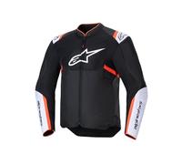 Alpinestars T-Sps Air V2 Giacca tessile da moto, nero-bianco-rosso, taglia XL per maschi