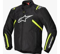 Alpinestars T-SPS V2, giacca tessile impermeabile M male Nero/Bianco/Giallo Fluo