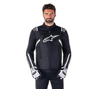 Alpinestars T-SPS V2 Waterproof Giacca da motociclista Nero/Bianco Uomo L, nero/bianco, L