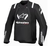 Alpinestars T-Stunt Air Giacca tessile da moto, Bianco/nero, Taglia S